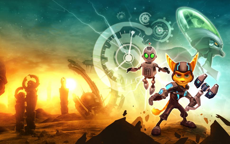 Ratchet & Clank Future A Crack in Time Game wallpaper,time HD wallpaper,game HD wallpaper,future HD wallpaper,ratchet HD wallpaper,clank HD wallpaper,2880x1800 wallpaper