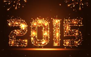 2015 New Year Fireworks wallpaper thumb