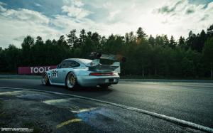 Porsche Race Car Race Track HD wallpaper thumb