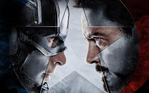 Captain America vs Iron Man wallpaper thumb
