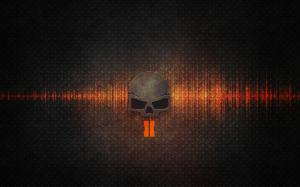 Call of Duty Black Ops COD Skull Diamond Plate HD wallpaper thumb