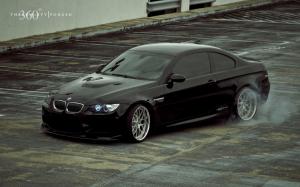 Black BMW M3 Burnout wallpaper thumb