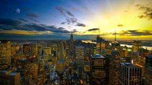 New York Skyline from Above wallpaper thumb