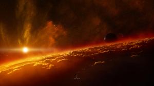 Outer Space Planets Digital Art Artwork wide Mobile wallpaper thumb