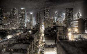 Dark Newyork city wallpaper thumb