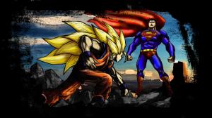 Dragon Ball, Goku, Superman, Super Saiyan wallpaper thumb