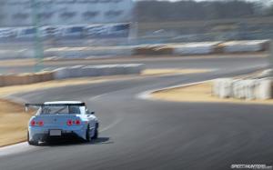 Nissan Skyline GTR Tsukuba Race Track Motion Blur HD wallpaper thumb