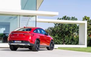 Mercedes Benz GLE Coupe Back View wallpaper thumb
