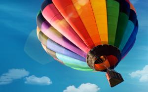 Colorfyl Hot Air Balloon HD wallpaper thumb