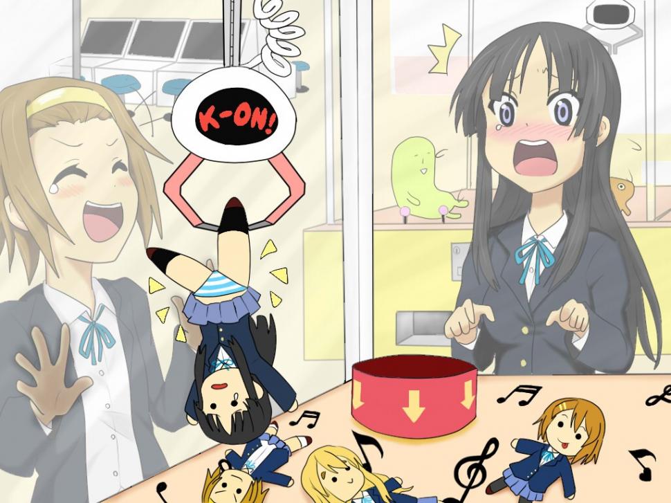 K-ON!, Anime Girls, Akiyama Mio, Tainaka Ritsu, Cry wallpaper,k-on wallpaper,anime girls wallpaper,akiyama mio wallpaper,tainaka ritsu wallpaper,cry wallpaper,1024x768 wallpaper