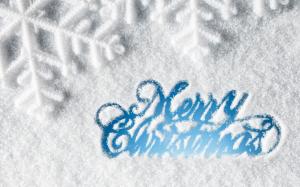 Merry Christmas Snow wallpaper thumb
