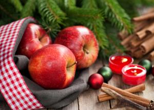 Holidays Christmas Apples Cinnamon Food wallpaper thumb