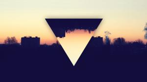 City, Triangle, Dark, Illuminati wallpaper thumb