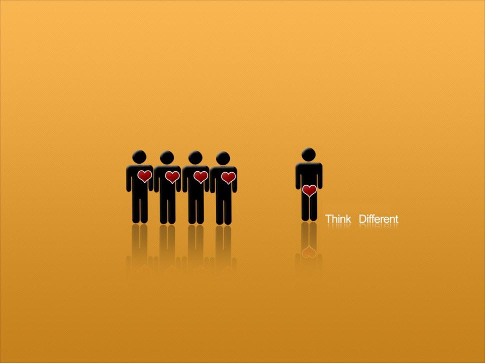Think different wallpaper | funny | Wallpaper Better