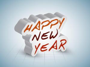 Happy New Year 2014 Greeting Card wallpaper thumb