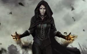 The Witcher 3: Wild Hunt, magic girl wallpaper thumb