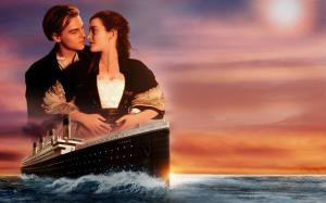 Titanic, couple in love wallpaper thumb