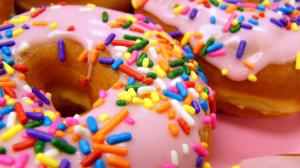 sprinkles, food, doughnuts, colorful wallpaper thumb