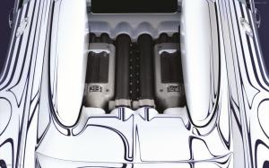 Bugatti Veyron Engine Chrome HD wallpaper thumb