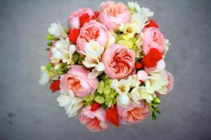 freesia, peonies, flowers, bouquet wallpaper thumb
