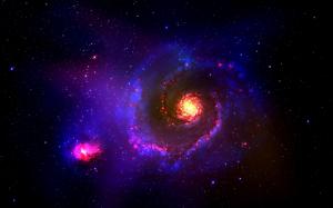 Sci Fi Science Fiction Galaxy Stars Nebula Color Dust Space Universe For Desktop wallpaper thumb