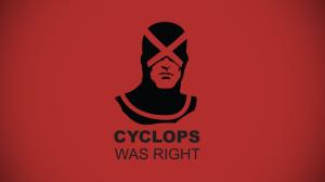 Cyclops X-Men Marvel Red HD wallpaper thumb