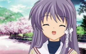 Fujibayashi Kyou, Clannad, Anime Girls, Anime, Cherry Blossom Tree wallpaper thumb