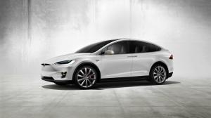 Tesla Model X concept electric car wallpaper thumb