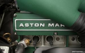 Aston Martin Engine Valve Cover Green HD wallpaper thumb