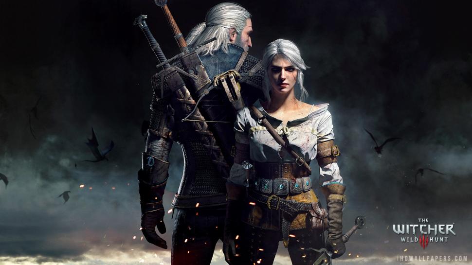 The Witcher 3 Wild Hunt Geralet and Ciri wallpaper,witcher HD wallpaper,wild HD wallpaper,hunt HD wallpaper,geralet HD wallpaper,ciri HD wallpaper,1920x1080 wallpaper
