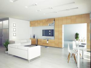 living room, furniture, interior, high-tech wallpaper thumb