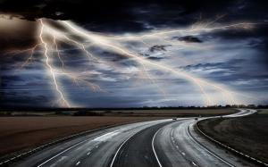 Lightning in the Sky wallpaper thumb