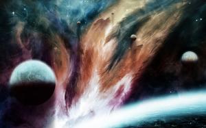 Fantasy Space Painting wallpaper thumb