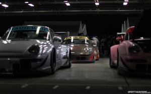 Porsche Rauh-Welt Garage HD wallpaper thumb