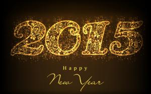 Golden style, Happy New Year 2015 wallpaper thumb