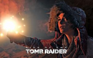 Rise of the Tomb Raider, Lara Croft, night, firelight wallpaper thumb