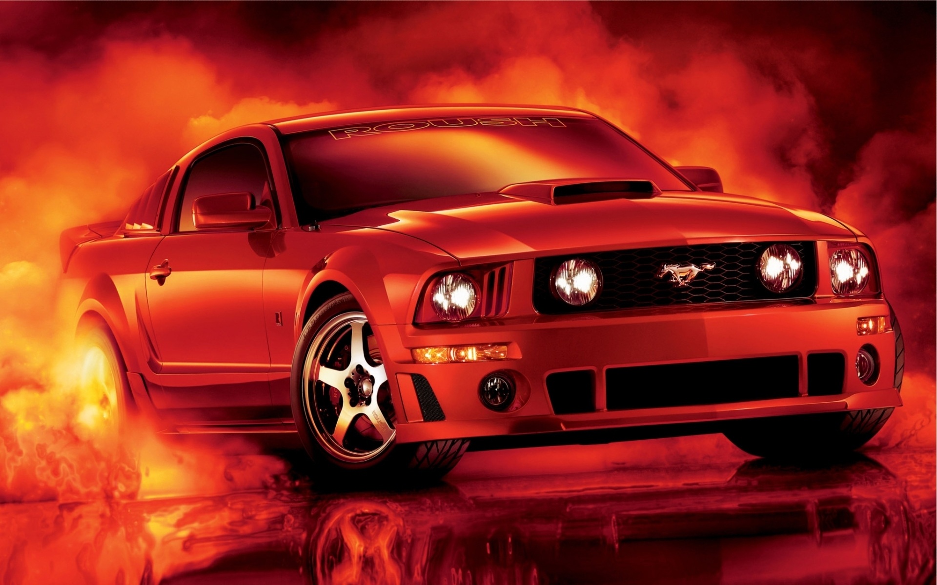 Red Ford mustang car wallpaper | cars | Wallpaper Better