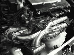 Honda Engine BW Turbo Header HD wallpaper thumb