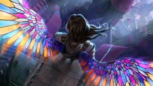 Angel, Fantasy Art, Magic: The Gathering, Digital Art wallpaper thumb