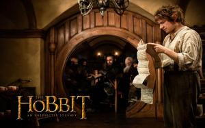 Bilbo Baggins in The Hobbit 2012 wallpaper thumb