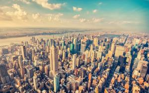 New York City, USA, cityscape, clouds, sky, architecture wallpaper thumb