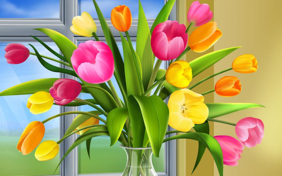 Flowers Vase Art wallpaper,flowers HD wallpaper,vase HD wallpaper,artistic HD wallpaper,2560x1600 wallpaper