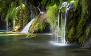 River, waterfall, nature wallpaper thumb