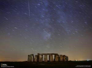 Timelapse Stars Night Stonehenge National Geographic HD wallpaper thumb