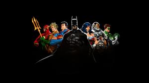 Justice League DC Black HD wallpaper thumb