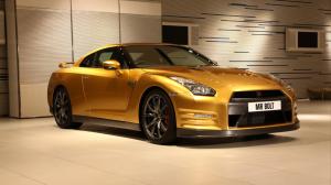 Nissan GT R Gold wallpaper thumb