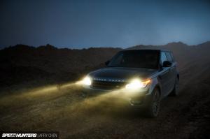Range Rover SUV Light Night Off Road HD wallpaper thumb