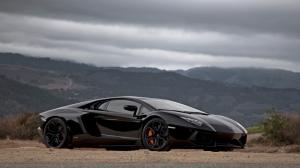 Lamborghini, Cool, Car, Famous Brand, Outdoors, Mountain, Clouds wallpaper thumb