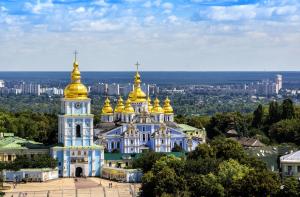 Ukraine, Kiev, St. Michaels Cathedral wallpaper thumb