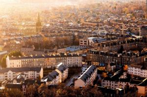 scotland, edinburgh, buildings, view from above wallpaper thumb